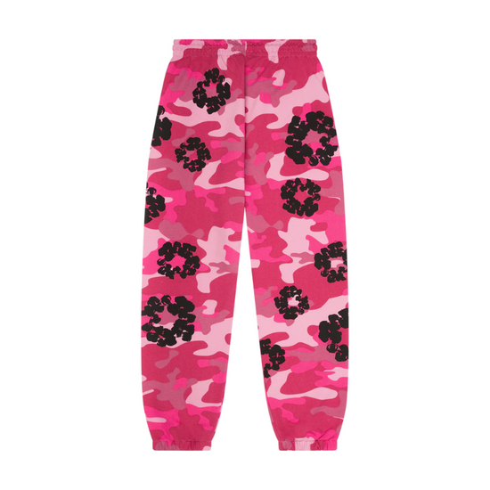 Joggers Pink Camo Cotton Wreath | Denim Tears