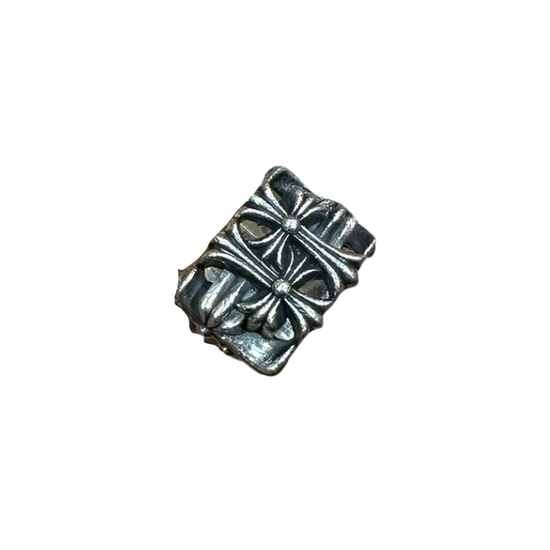 Ring Cemetery Square Cross Silver | Chrome Hearts