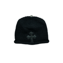 Beanie  Black Cross Patch Wool | Chrome Hearts