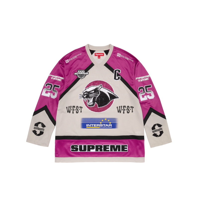 Jersey Rhinestone Hockey purple | Supreme