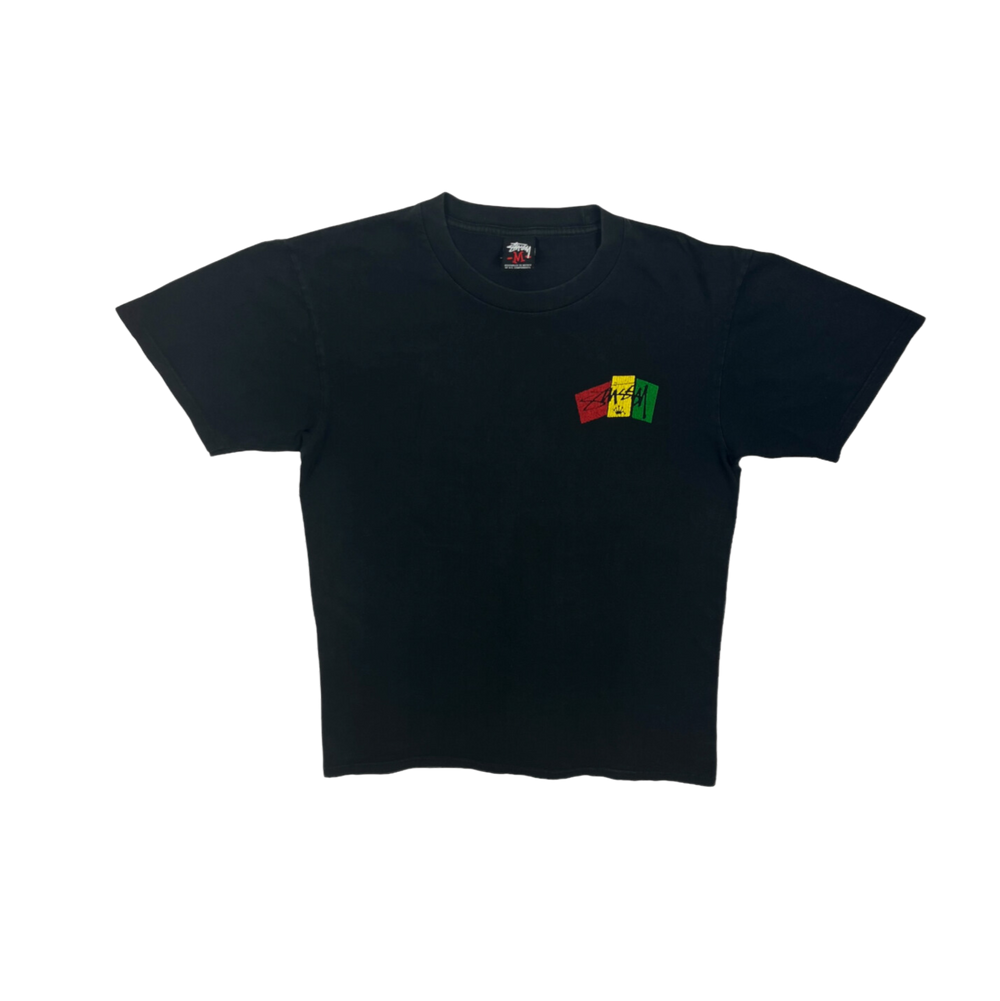 Stussy Vintage Black Rastafari Tee