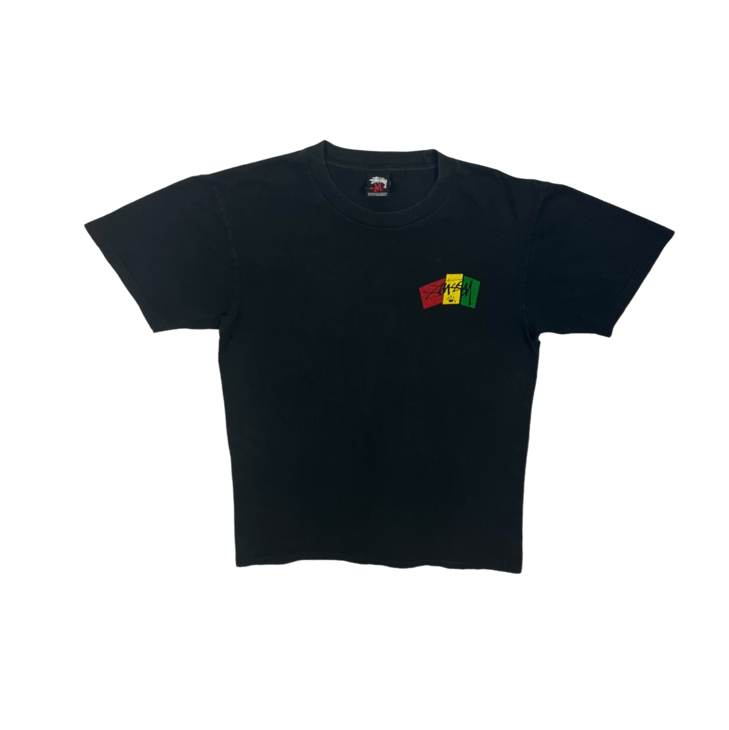 Stussy Vintage Black Rastafari Tee