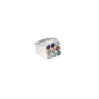 Bague Sept Saphirs - Bague en argent | Pacret Studio