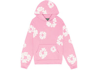 Hoodie Cotton Wreath Pink | Denim Tears