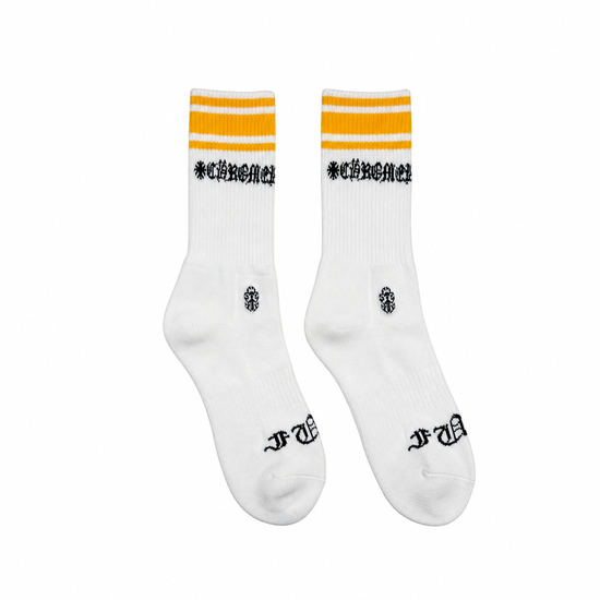 Socks White Yellow | Chrome Hearts