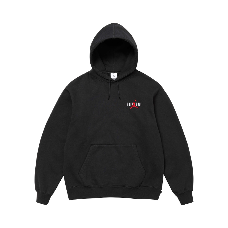 Hoodie SUPREME X Jordan Black