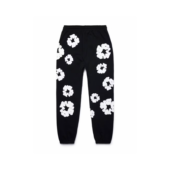 Joggers The Cotton Wreath Black | Denim Tears