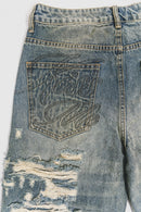 Denim Shorts Kiss Me Distressed  | VSNS
