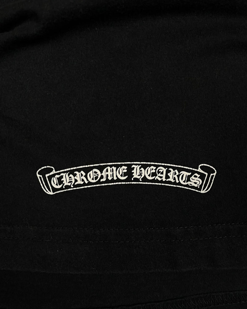 Chrome Hearts Black White Dagger Logo Tee