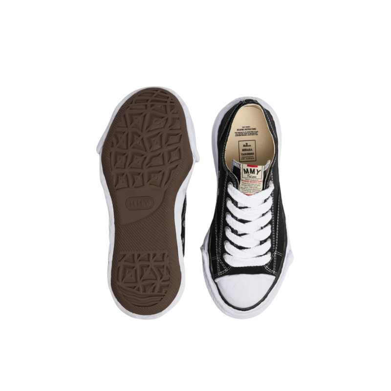 Low-top Peterson 23 OG Sole Canvas Low Black White | Mihara Yasuhiro