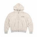 Zip Hoodie HStar Tattoo Logo Oatmeal | Hellstar