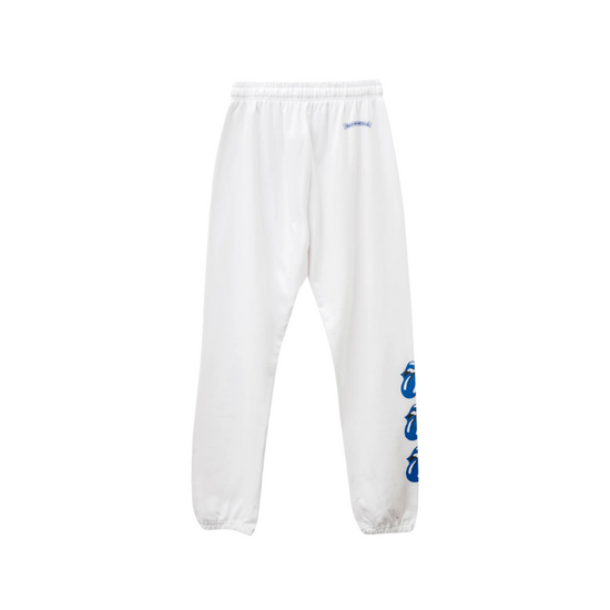 Joggers Rolling Stones Blue White | Chrome Hearts