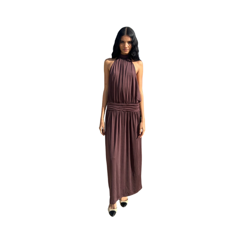 Dress Backless Brown | At First Sight Studio