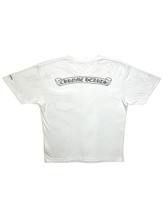 T-shirt White Spellout Logo | Chrome Hearts