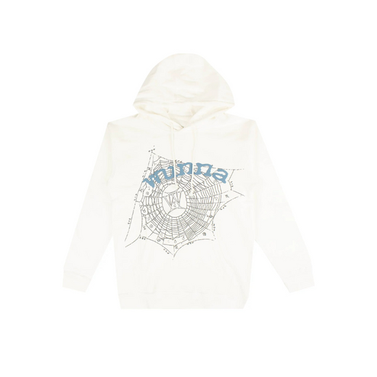Hoodie x Gunna Wunna Spiderweb Hoodie 'White' | Sp5der
