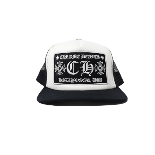 Casquette Chrome Hearts CH Hollywood noir/blanc