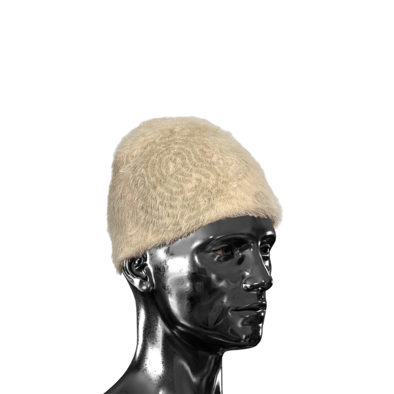 Beanie Mohair Beanie - Cream | Pierre Bassene