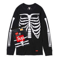 T-shirt à manches longues Bones Noir | Supreme