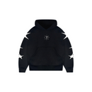 Sweat à capuche Cosmos Noir | Année Lumière