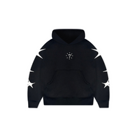 Sweat à capuche Cosmos Noir | Année Lumière