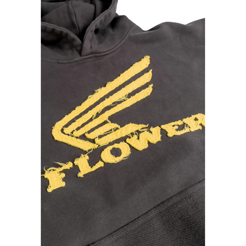 Hoodie Motor Black Yellow | COMPLEXCON x Flower Instinct