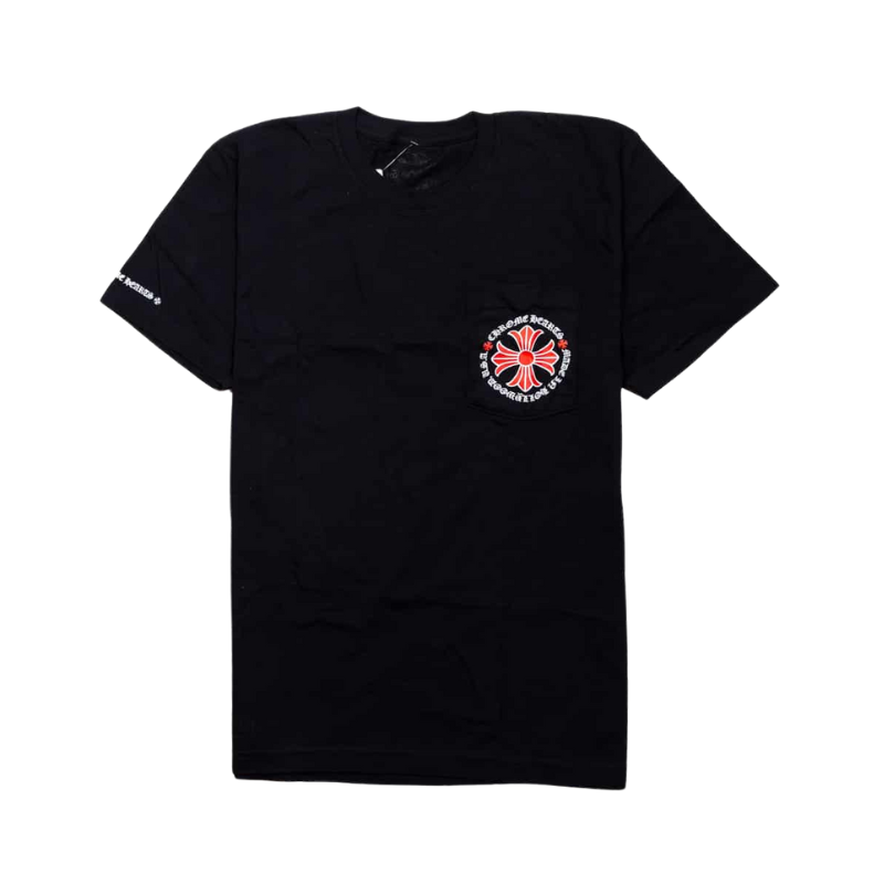 T-shirt Black Red Hollywood | Chrome Hearts