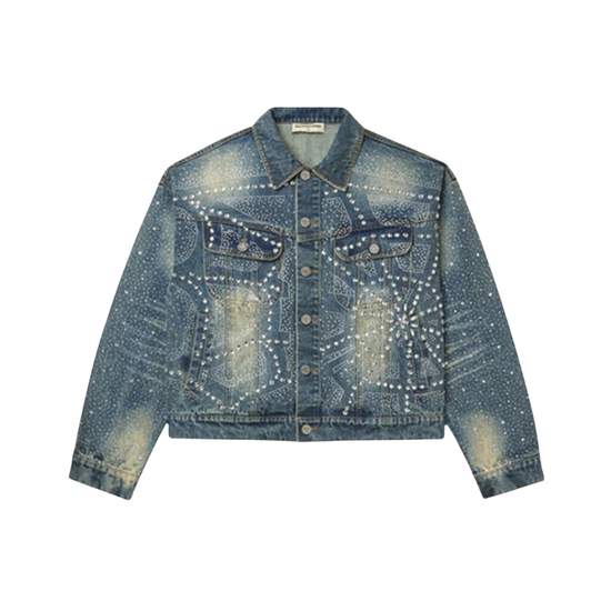 Denim Jacket Crystal Rain  | Vale Lives