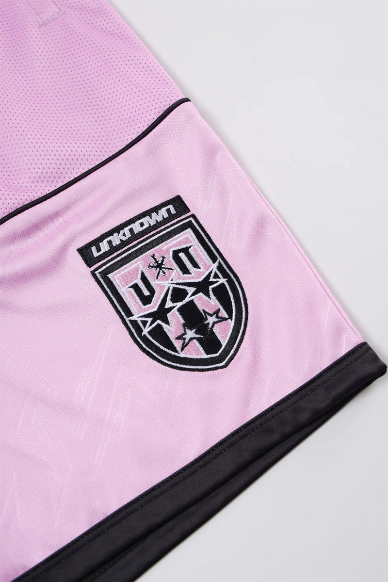 UNKNOWN Monogram Football Short Pink