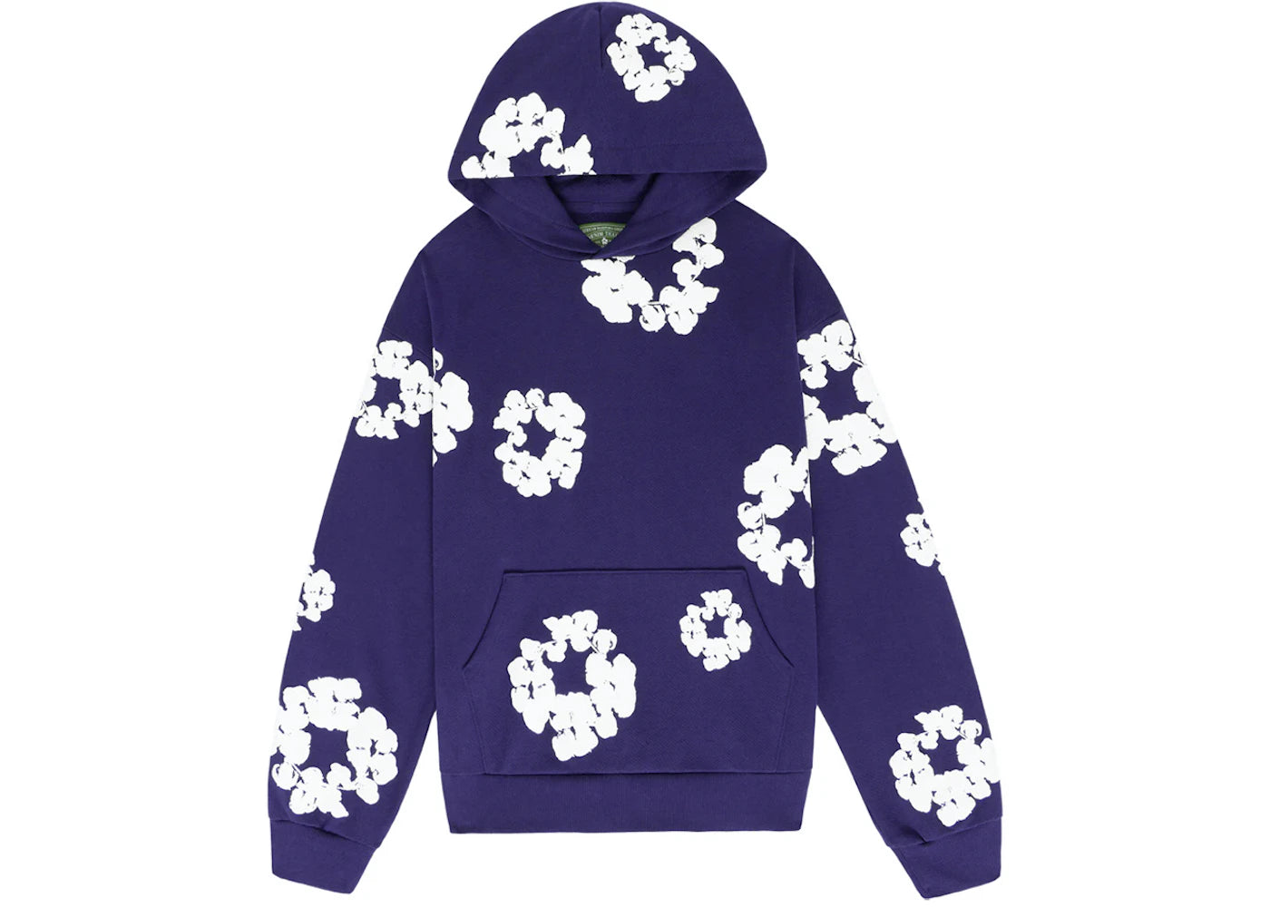 Hoodie Denim Tears Cotton Wreath Purple