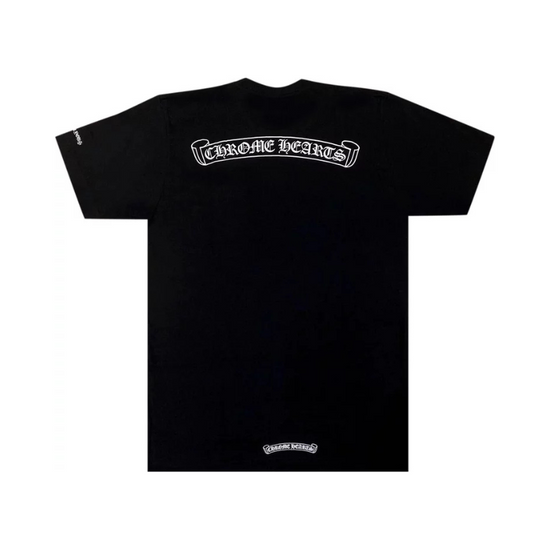 T-shirt Scroll Logo Black | Chrome Hearts