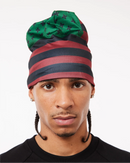 Beanie Big Skull Panafrican Flag | ABELA023