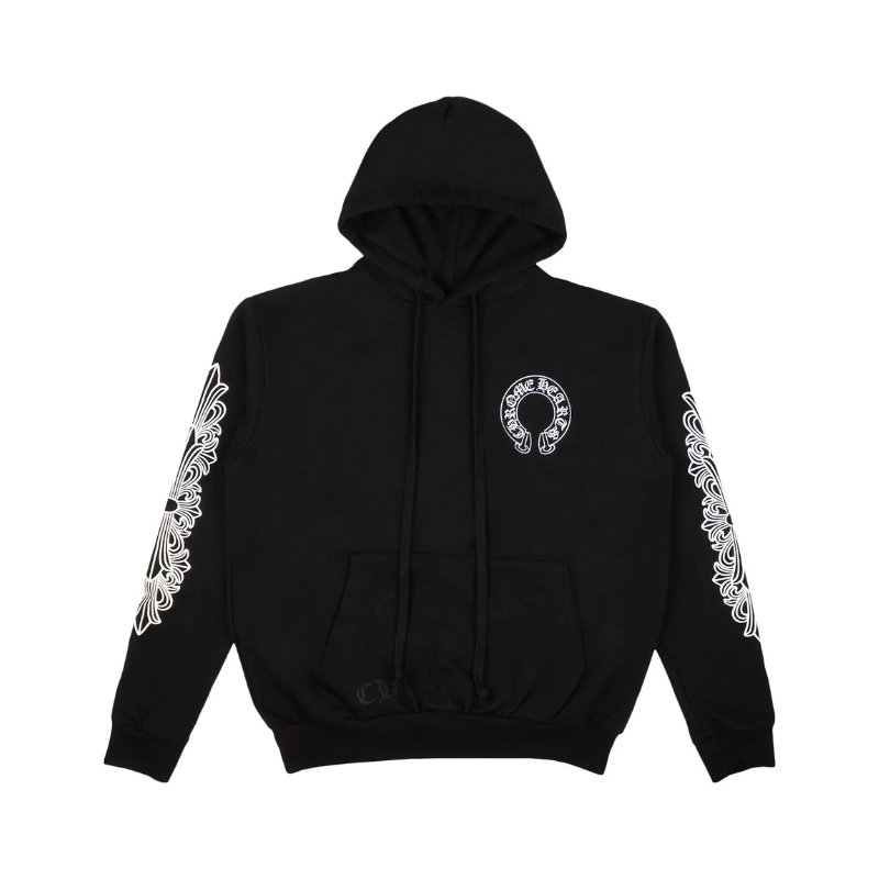 Hoodie Horseshoe 'Black' (Used) | Chrome Hearts