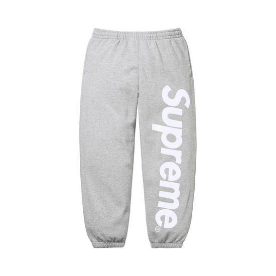 Joggers Satin Appliqué Sweatpant (FW24) Grey | Supreme
