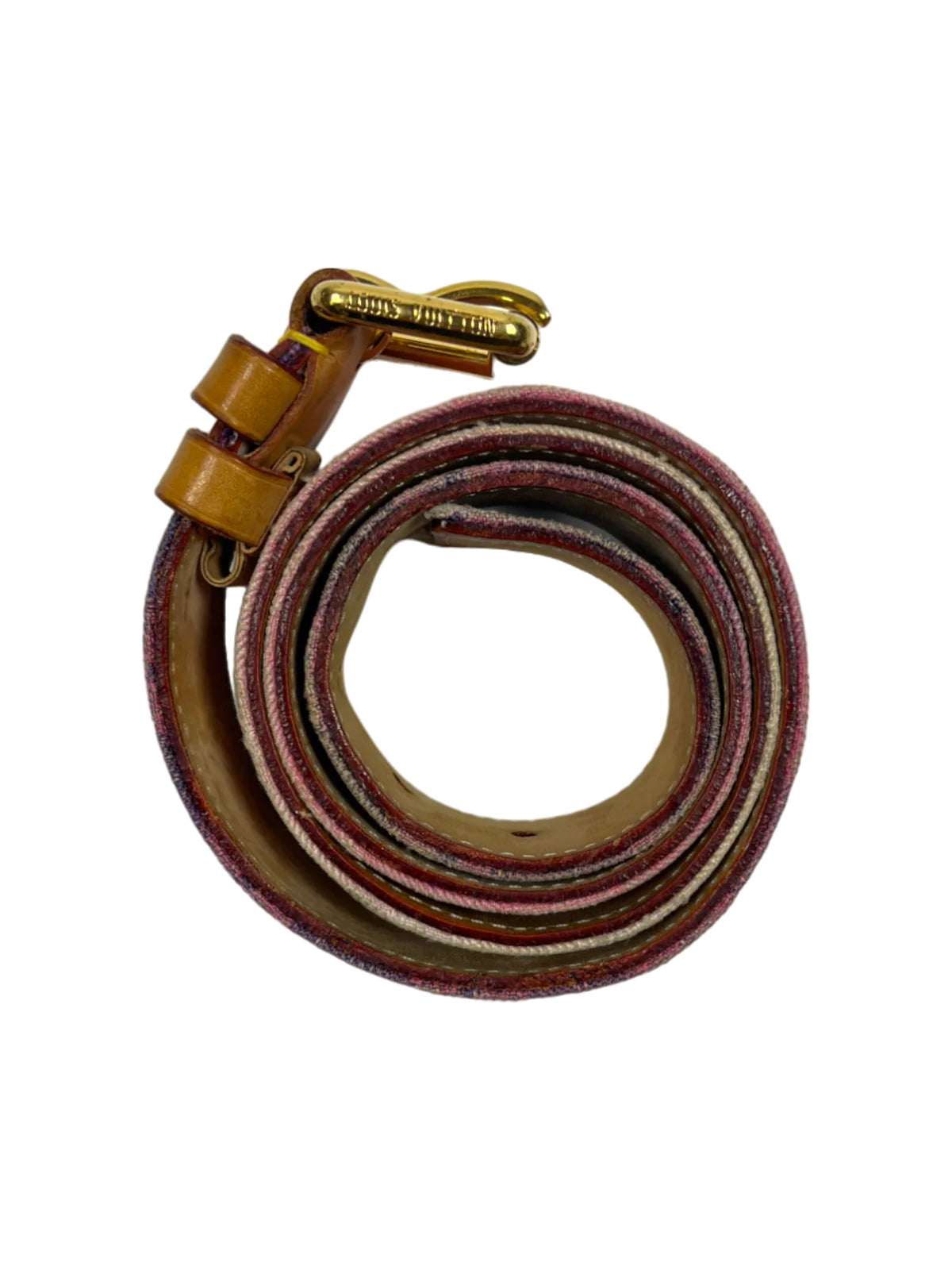 Belt Monogram Denim Pink | Louis Vuitton