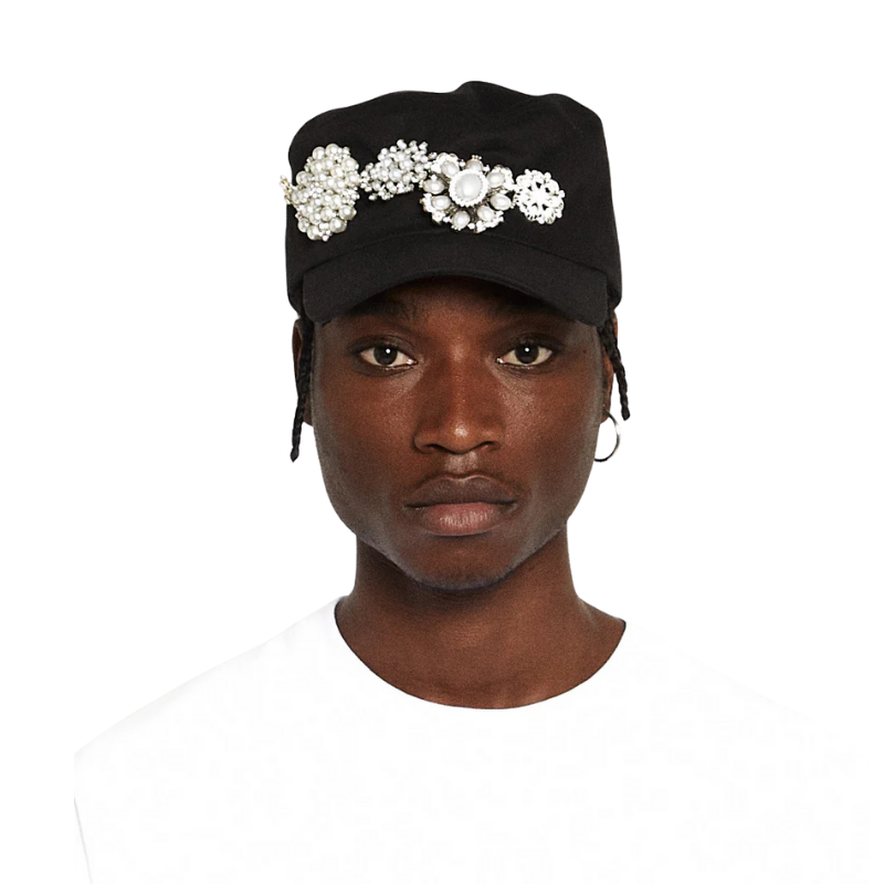Cap Embellishment V2 Black 2 | ABELA023