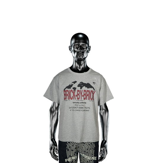 T-shirt Brick Hotline Heather Grey℗  | Pierre Bassene