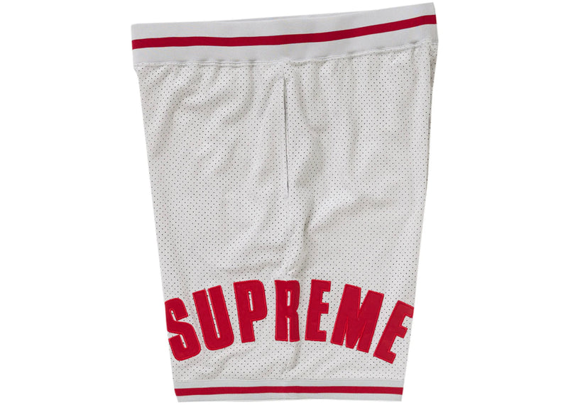 Mesh Shorts Baseball Grey Red | Supreme