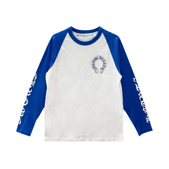 Longsleeve Baseball Blue | Chrome Hearts