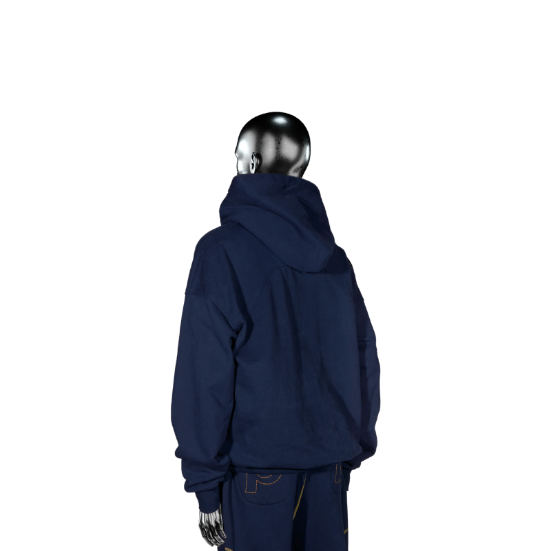 Hoodie UNI Fingerprint Hoodie℗ - Navy | Pierre Bassene