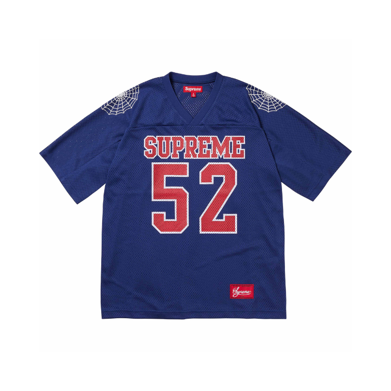 T-shirt Spiderweb bleu marine | Supreme