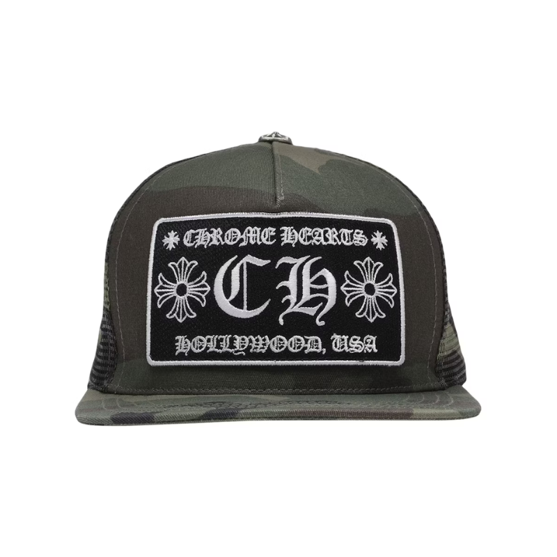 Casquette Hollywood Trucker Camo | Chrome Hearts