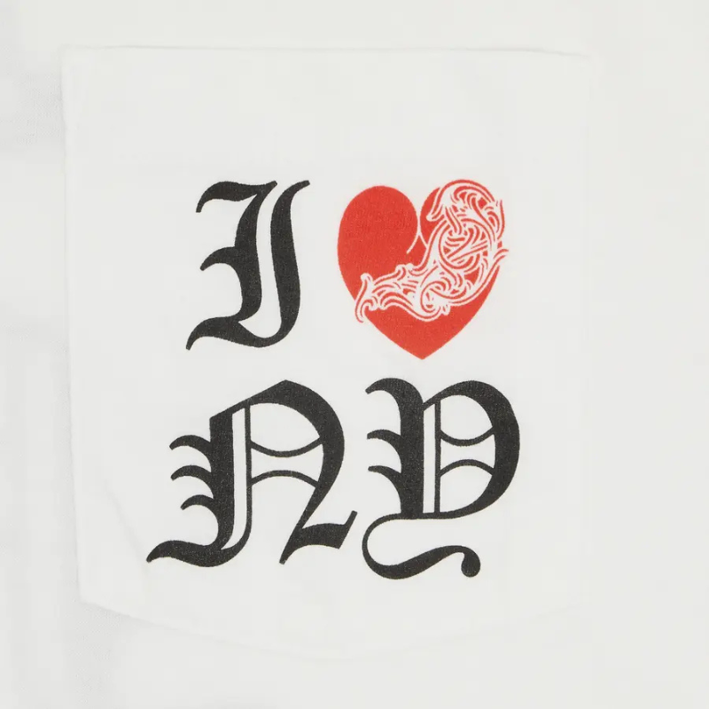 Longsleeve I Love NY White | Chrome Hearts