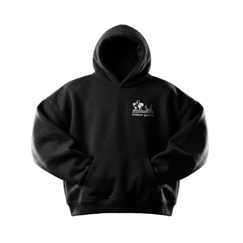 Hoodie 75001 Black | Maison Guava