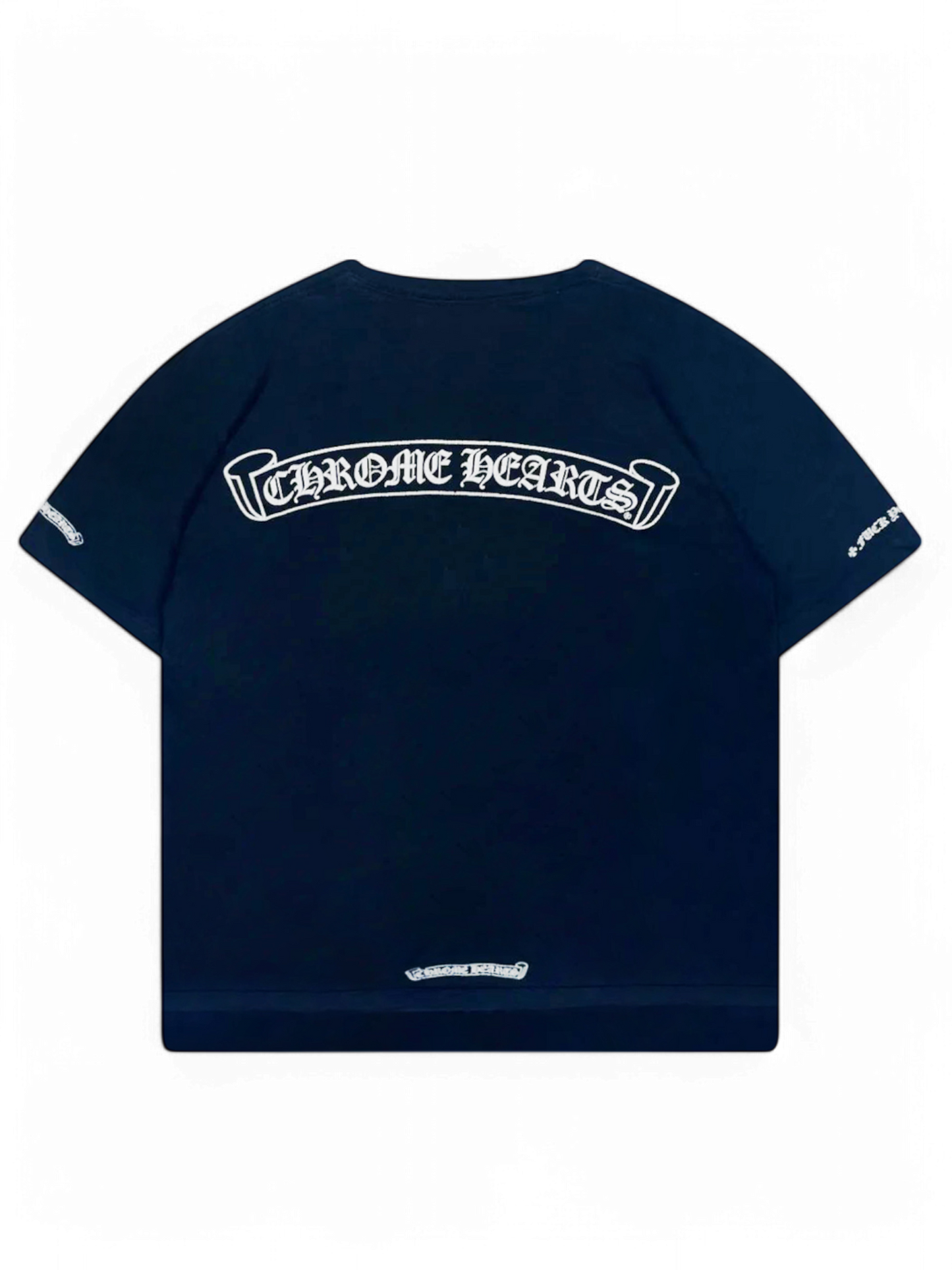 T-shirt Black Spellout Logo Tee Vintage | Chrome Hearts