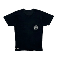 T-shirt Black Horseshoe Logo | Chrome Hearts