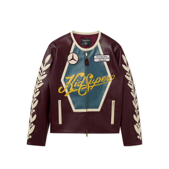 Jacket Racer Burgundy | KidSuper x Mercedes Benz