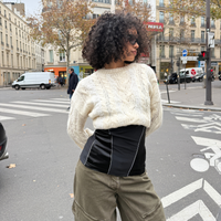 Knitwear Lace Cable White | Vaillant Studio