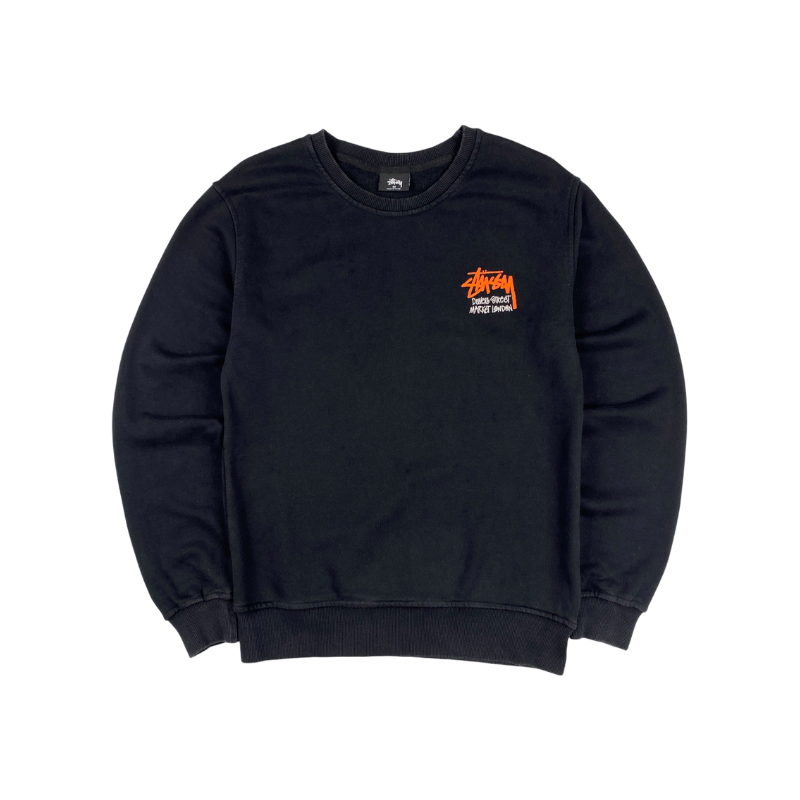 Stussy x DSM Navy Orange Crewneck