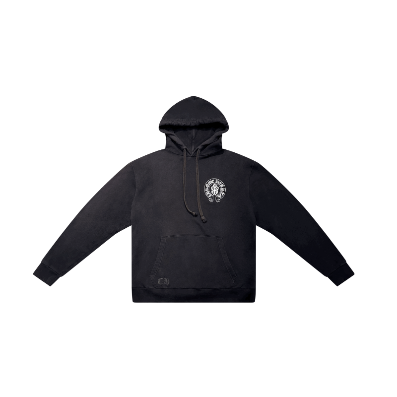 Hoodie USA American Flag Black | Chrome Hearts