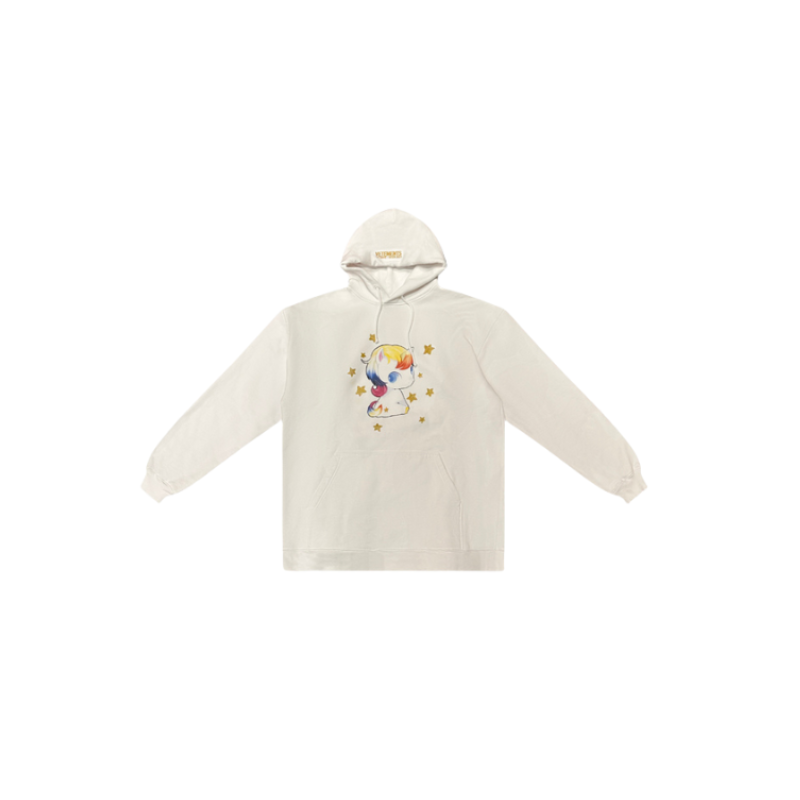 Hoodie White Unicorn Heartbreaker  | Vetements